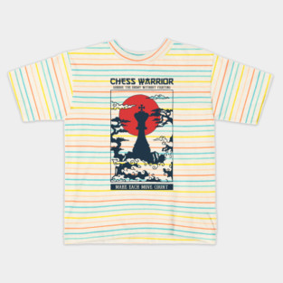 Chess Warrior King Kids T-Shirt