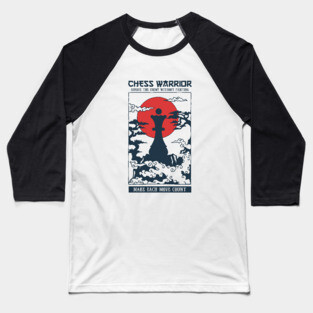Chess Warrior Queen Baseball T-Shirt