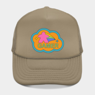 Colorful 90s Retro Board Game Meeple Hat