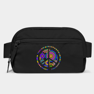 Flower Power Peace Sign Bag