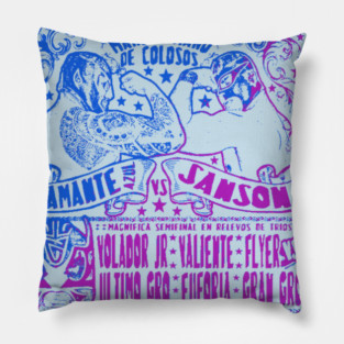Lucha Libre Pillow