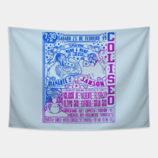 Lucha Libre Tapestry