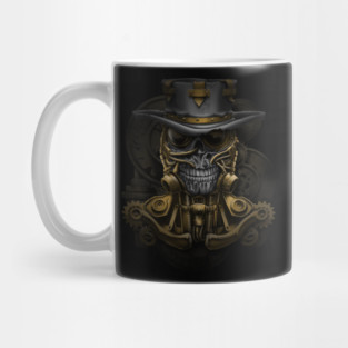 steampunk skull Mug