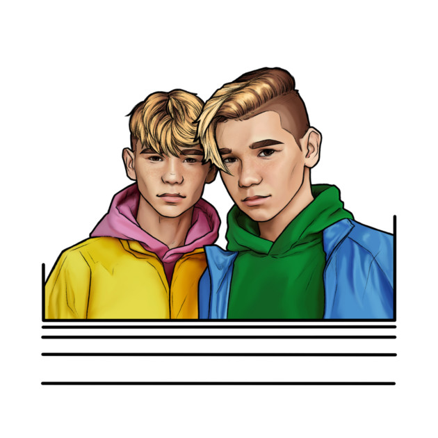 Marcus and Martinus colors Marcus T-Shirt TeePublic