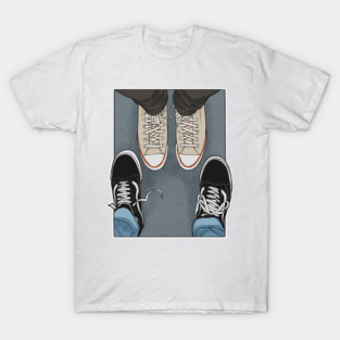 Charlie and Nick heartstopper - shoes T-Shirt