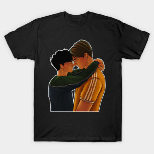 Nick and Charlie - Heartstopper - sunset alt T-Shirt