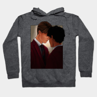 Young Royals Wilhelm and Simon drawing Hoodie