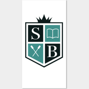 Hillerska skolan young royals school athletic logo Posters and Art