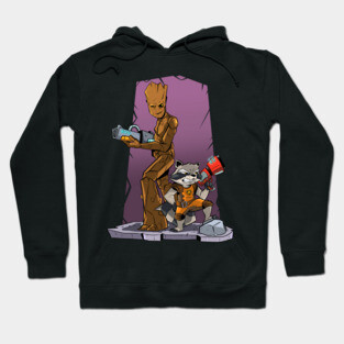 Rocket and Groot Hoodie