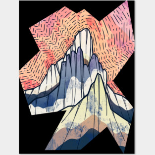 The three stone peaks Posters and Art