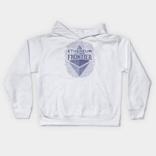 Ethereum Frontier original blue Kids Hoodie