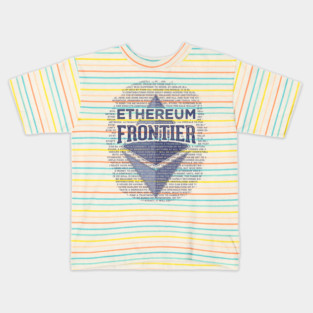 Ethereum Frontier original blue Kids T-Shirt