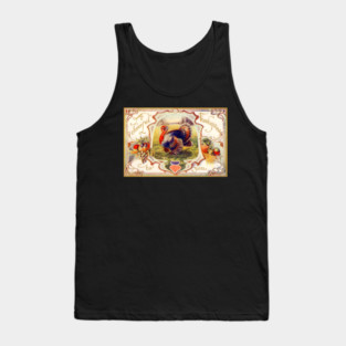 Vintage Happy Thanksgiving Turkey Tank Top