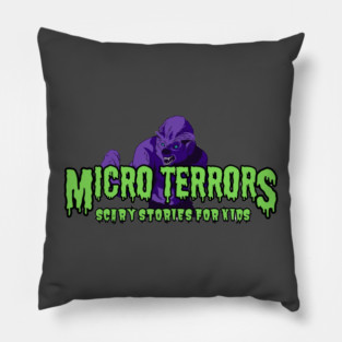 Micro Terrors Werewolf Design Pillow