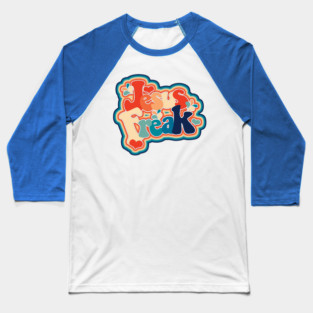 Retro Jesus freak Baseball T-Shirt