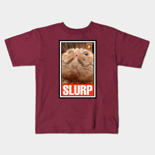 RUFUS the SLURPY CAT! Kids T-Shirt by Pete the Cat Guy