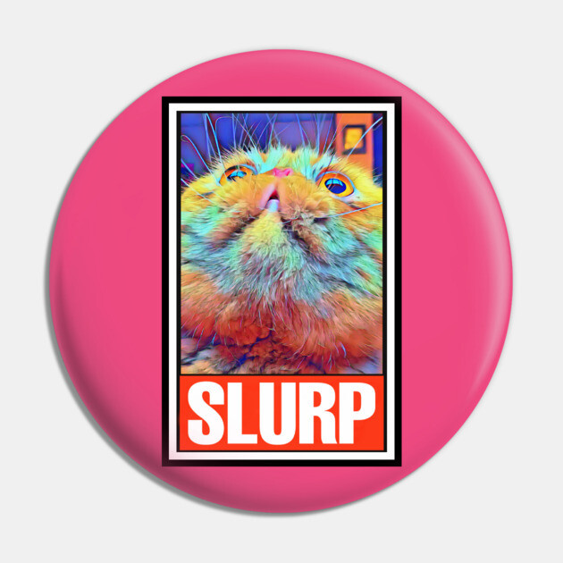 RUFUS the SLURPY CAT (Version 2) Pin by Pete the Cat Guy