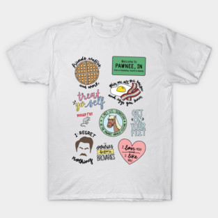 Parks and Recreation TV Show Art T-Shirt