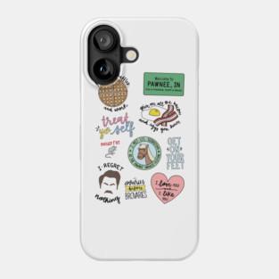 Parks and Recreation TV Show Art Phone Case
