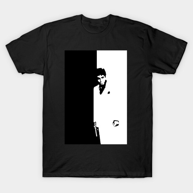 Scarface pixel / 8-bit - Al Pacino - T-Shirt | TeePublic