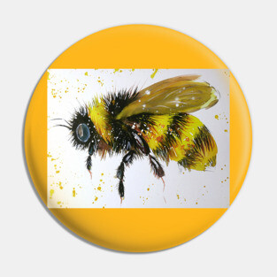 Bumble bee in Flight Pin