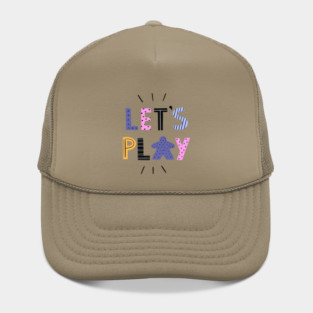 Let's Play Meeple Board Game Hat