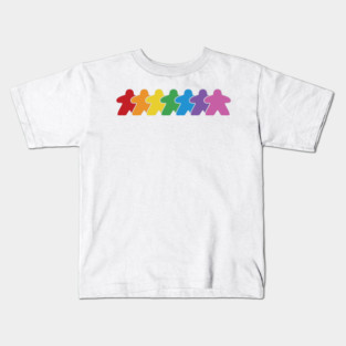 Every Meeple Board Game Pride Kids T-Shirt