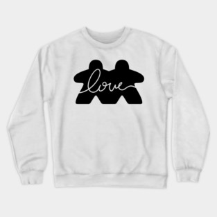 Meeple Love Board Games Crewneck Sweatshirt