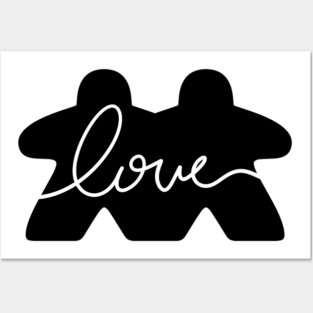 Meeple Love Board Games Posters and Art