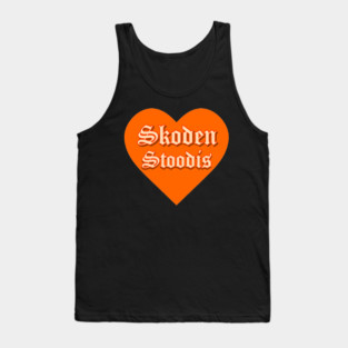 Orange heart skoden stoodis Tank Top