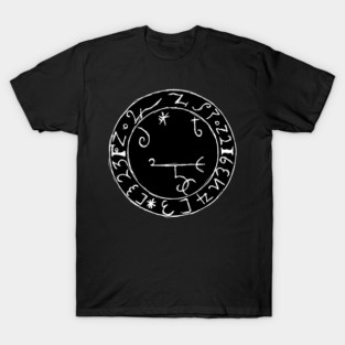Beelzebub Circle from Grimorium Verum (white) T-Shirt