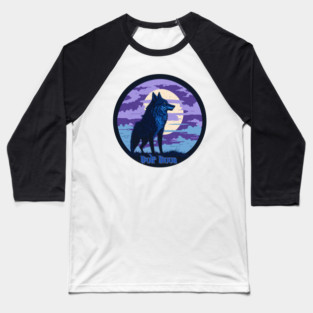Wolf Moon Baseball T-Shirt