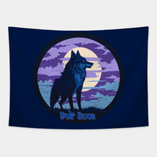 Wolf Moon Tapestry