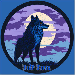 Wolf Moon Posters and Art