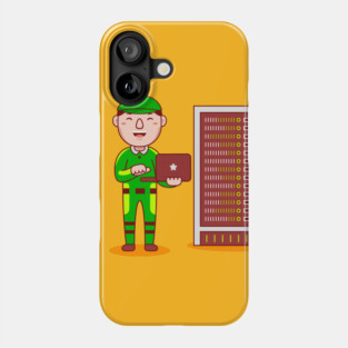 Cute Network Engineer Cartoon Phone Case