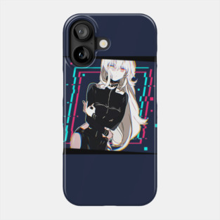 Anime Girl Glitch Aesthetic Phone Case