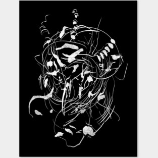 India Lineart Posters and Art