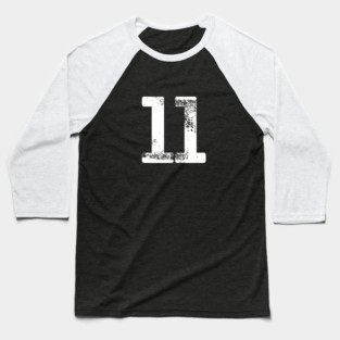 Number 11 T-Shirt Vintage Eleven Tee Sports Design Baseball T-Shirt