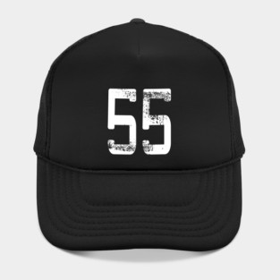 Number #55 Sports Jersey Lucky Favorite Number 55 T-Shirt Hat