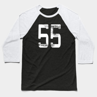 Number #55 Sports Jersey Lucky Favorite Number 55 T-Shirt Baseball T-Shirt