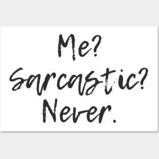 Sarcastic Posters and Art