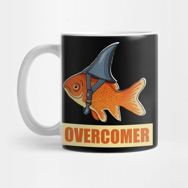 Motivational Overcomer, Goldfish Shark by logiamerch