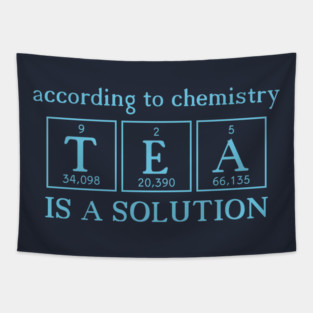 TEA CHEMISTRY Tapestry
