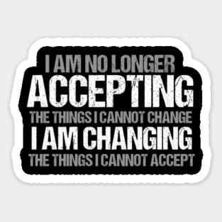 Political Activist Change Quote Sticker