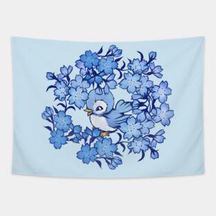 Bluebird Tapestry