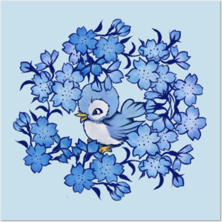Bluebird Posters and Art