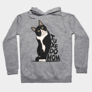 Tuxedo Cat Mom Hoodie