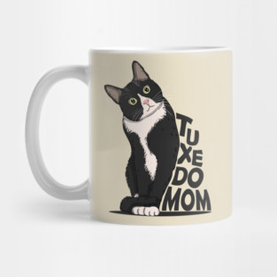 Tuxedo Cat Mom Mug