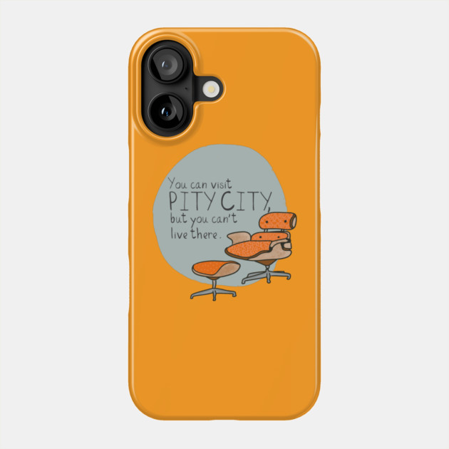 Pity City Phone Case by Camp Happy Hour