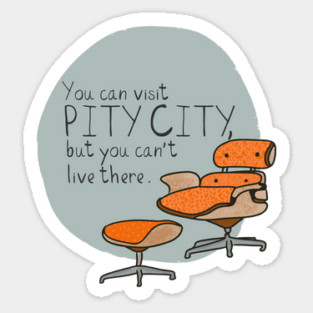 Pity City Sticker